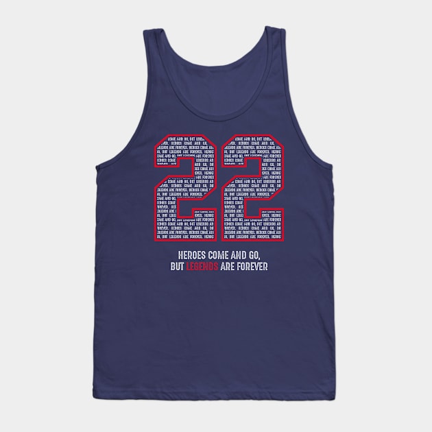 Drexler Basketball Legends "The Glide" Houston 22 Tank Top by TEEWEB